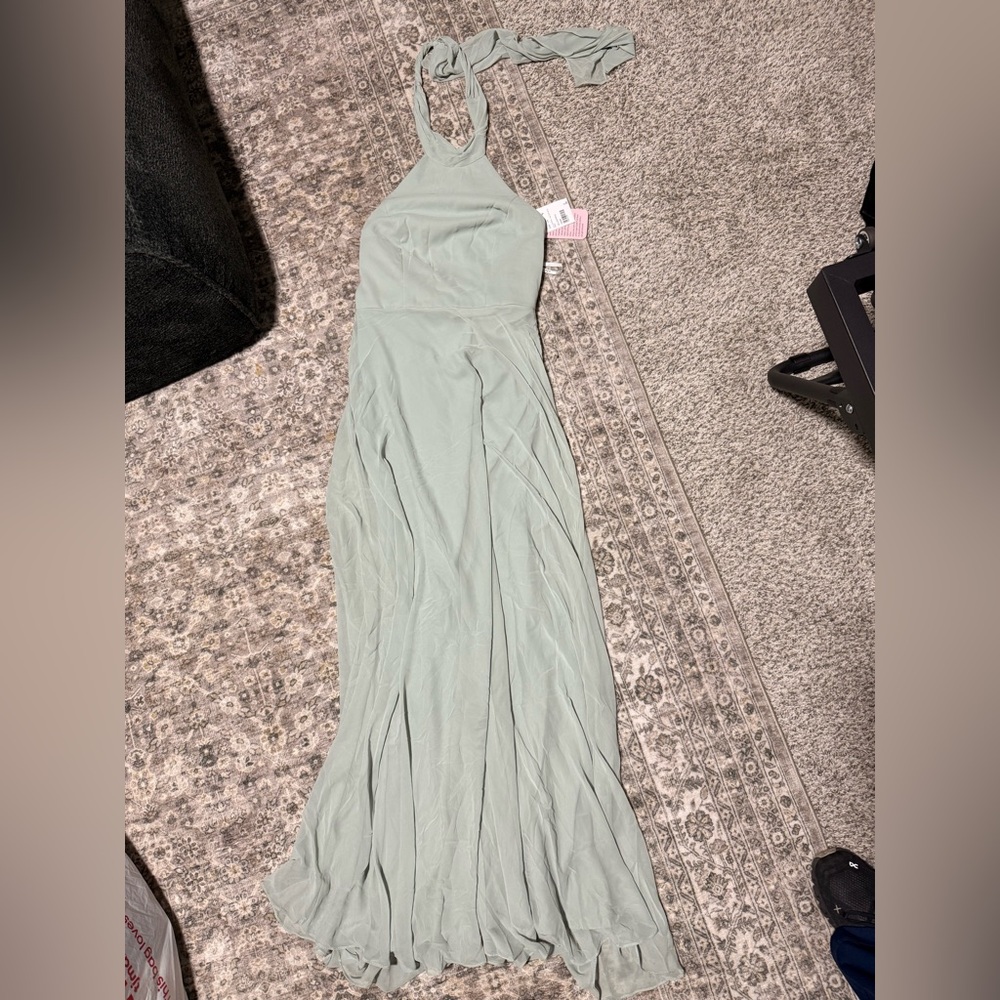 After Six Halter Neck Dress